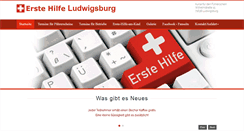 Desktop Screenshot of erste-hilfe-ludwigsburg.com