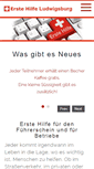 Mobile Screenshot of erste-hilfe-ludwigsburg.com